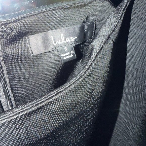 Lulu's Black Ruffle Mini Dress - Picture 4 of 6